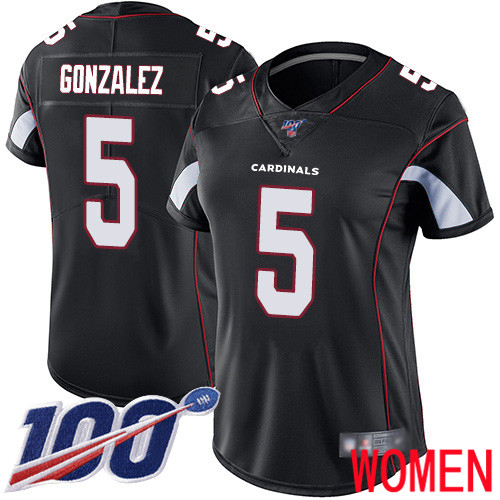 Arizona Cardinals Limited Black Women Zane Gonzalez Alternate Jersey NFL Football #5 100th Season Vapor Untouchable->arizona cardinals->NFL Jersey